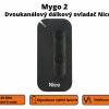 MYGO2 - dvoukanálový dálkový ovladač Nice